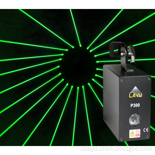 300 mW Green Laser Curtain, Disco Light, Stage Light (P300)
